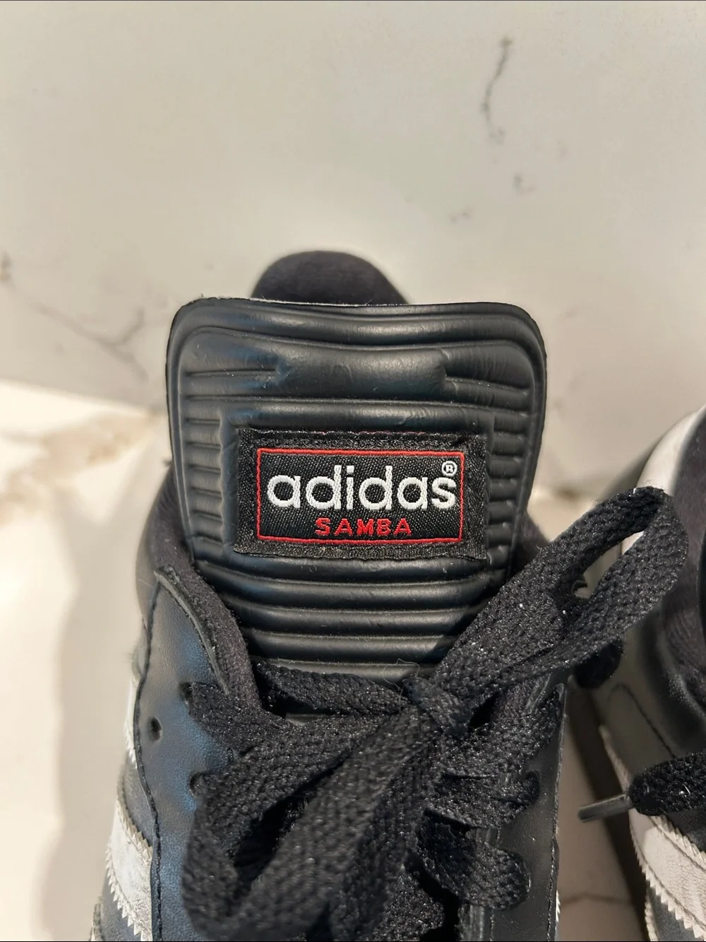 adidas Samba Black with White Stripes Sneakers - perfect treads
